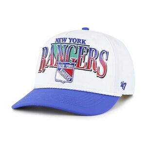 47 Brand New York Rangers White and Blue Hat
